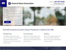 Tablet Screenshot of generalglasscorporation.com